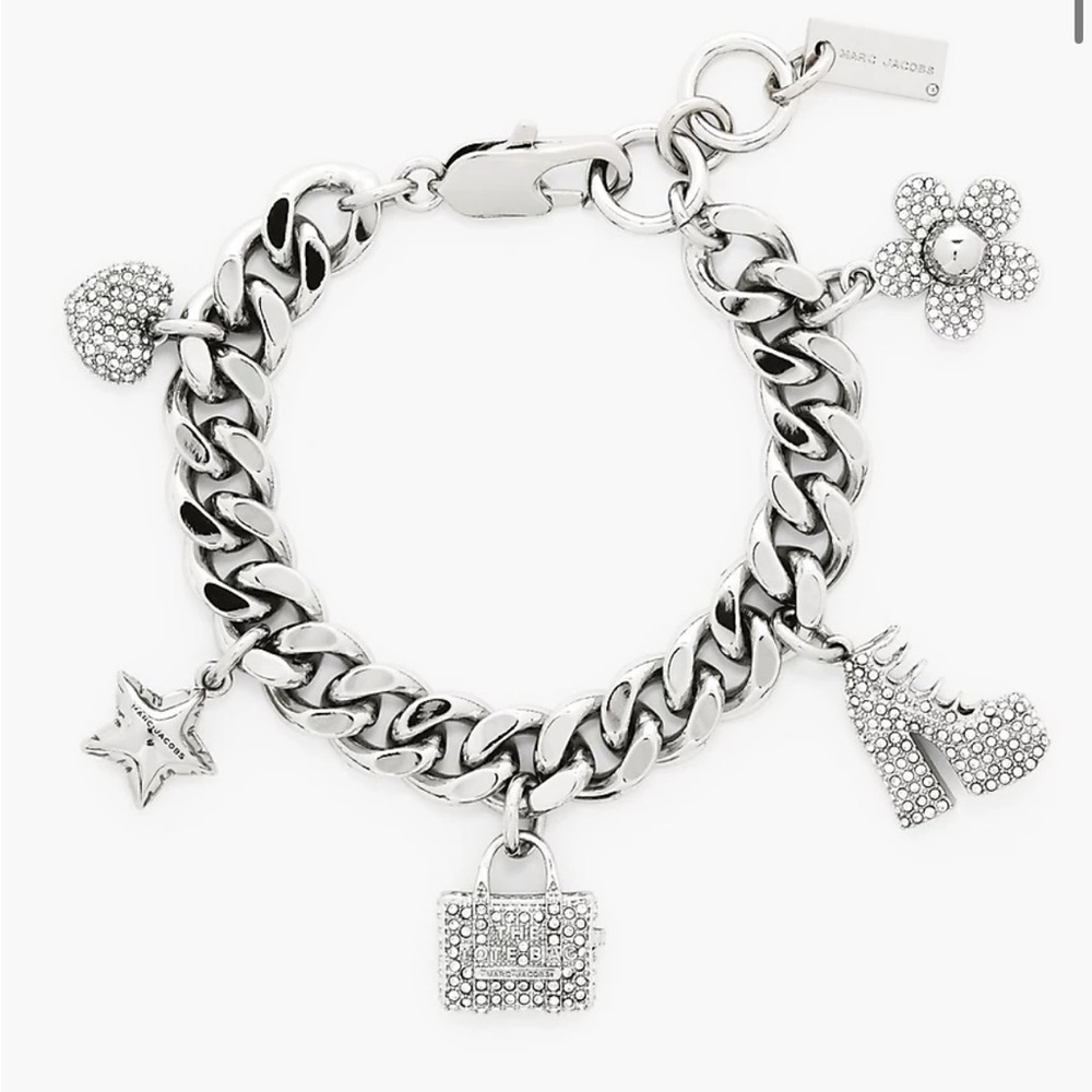 Marc Jacobs The Pave Mini Charm Bracelet